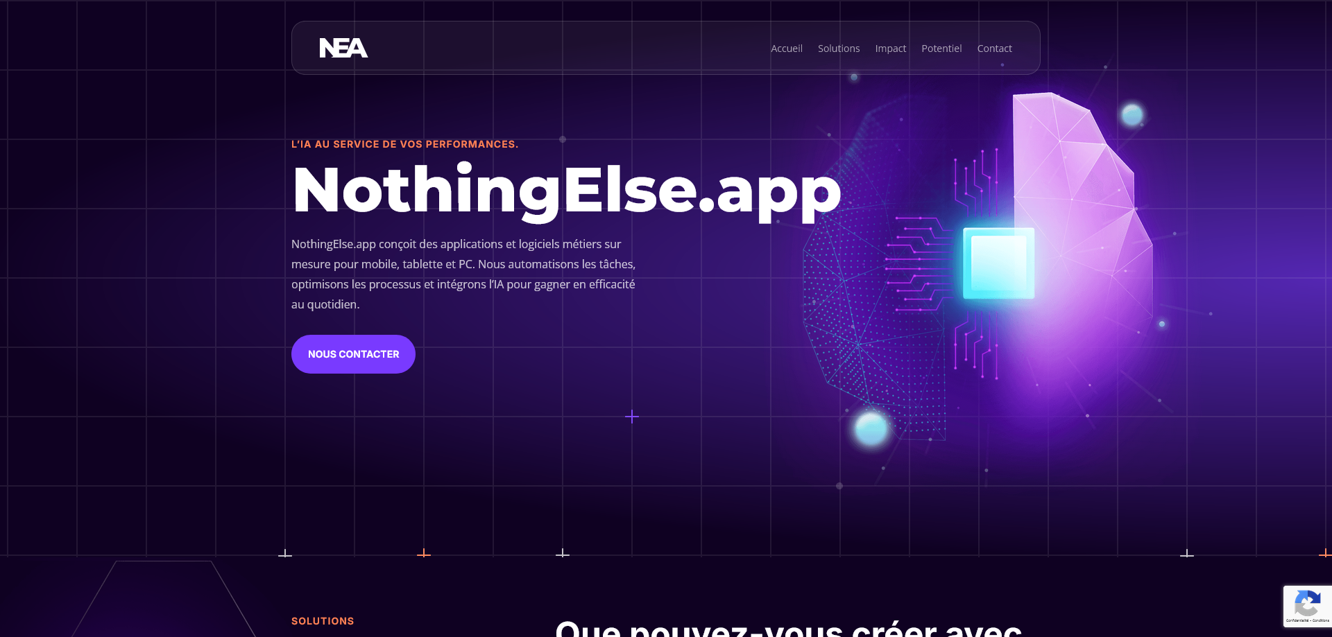 NothingElse.app - Développement d'applications